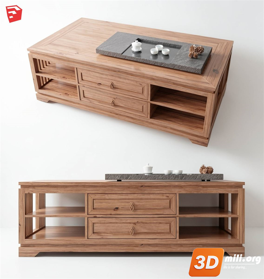 Tea Table Skp Files 
